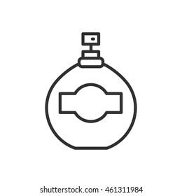 perfume linear icon. Thin line design