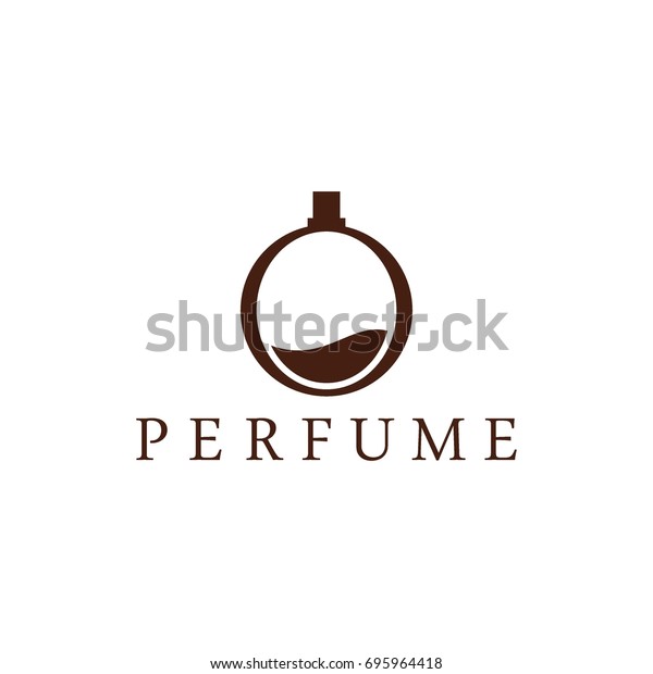 Perfume Logo Stock Vector Royalty Free 695964418