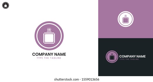 Perfume logo - All elements on this template are editable with vector software.