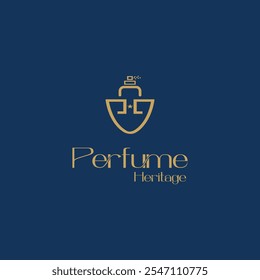 perfume logo design ,brand logo 