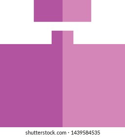 Perfume logo, flat icon vector design. Great for mobile app, web design, etc.