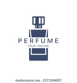 Parfüm Logo, Vektorsymbol-Illustrationsdesign. Logo für Lifestyle, Parfümshop und Markenfirma