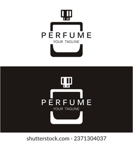 diseño de ilustración de icono del vector del logotipo de perfume. logo para estilo de vida, tienda de perfumes y compañía de marcas