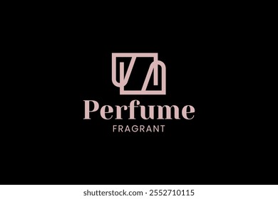 ilustração do ícone do vetor do logotipo do perfume