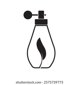 perfume logo vector icon simple illustration design