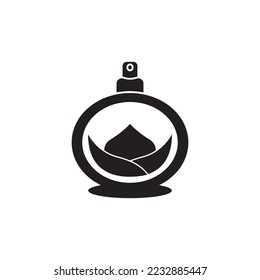 perfume logo.vector illustration symbol design