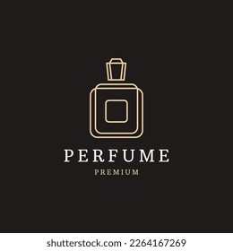 perfume luxury Logo Template Design Vector, Emblem, Design Concept, Creative Symbol, Icon