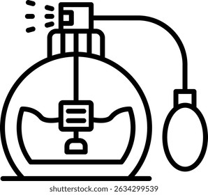 Perfume Nuevo Vector de diseño de iconos creativos