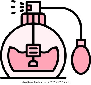 Perfume Nuevo Vector de diseño de iconos creativos