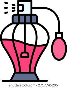Perfume Nuevo Vector de diseño de iconos creativos