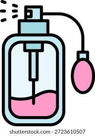 Perfume novo criativo ícone Design vetor