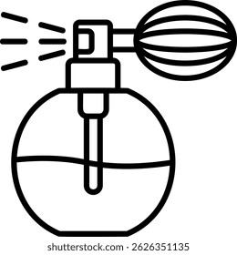 Perfume novo design de ícones de vetor criativo