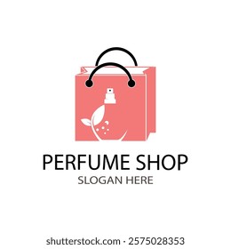 perfume online shop logo design