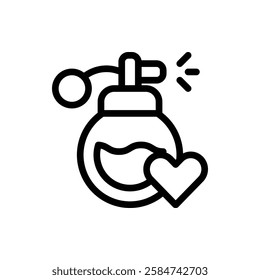 Perfume Outline Icon. Perfume Icon