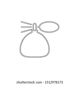 perfume outline icon. Element of spa for mobile concept and web apps icon. Outline, thin line icon for website design and development, app development