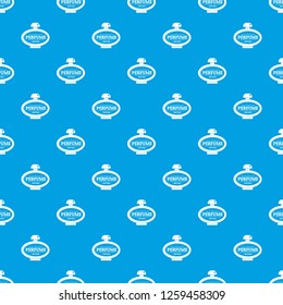 Perfume pattern vector seamless blue repeat for any use