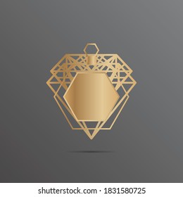 Perfume perfumery logo design vector illustration can be used for cosmetics spray beauty fragrance business