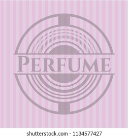Perfume realistic pink emblem