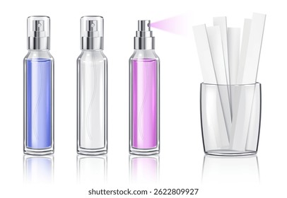 Perfume Realistic Tester Bottles Collection