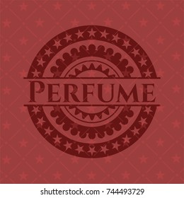 Perfume red emblem. Vintage.