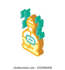 perfume scent isometric icon vector. perfume scent sign. isolated symbol illustration