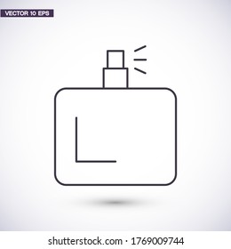 Perfume screen  vector, balance, measurement  icon line linear style on the background. Best icon 10 eps illustration 