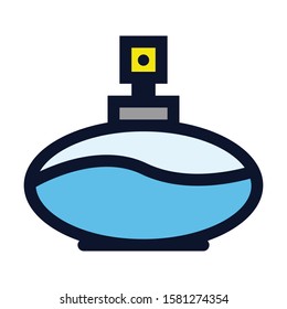 Perfume. Simple Vector Color Icon.