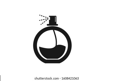 perfume spray container icon vector 
