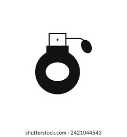 perfume spray vector type icon