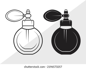 Perfume SVG Printable Vector Illustration