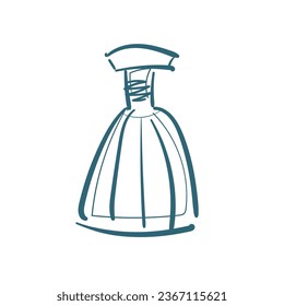 perfume vector doodle illustration isolated line art sketch hand drawn