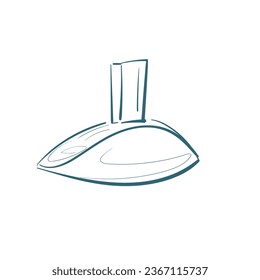 perfume vector doodle illustration isolated line art sketch hand drawn