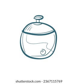 perfume vector doodle illustration isolated line art sketch hand drawn