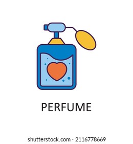 Perfume vector Filled Outline Icon Design illustration. Home Improvements Symbol on White background EPS 10 File