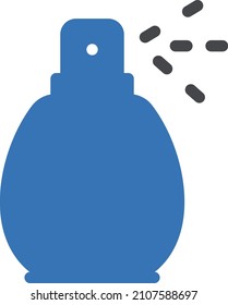 perfume vector glyph color icon