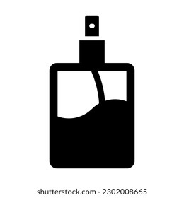 Diseño de iconos de glifo de vectores de perfume