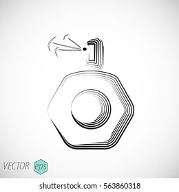 perfume. vector icon
