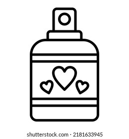 Perfume vector icon. Can be used for printing, mobile and web applications.