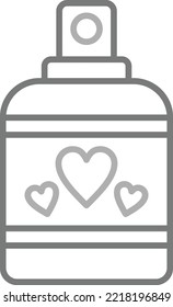 Icono de vector Perfume. Se puede usar para imprimir, móviles y aplicaciones web.