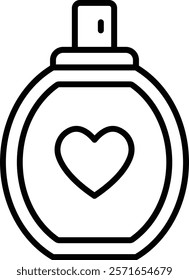 Perfume vector icon. Can be used for printing, mobile and web applications.