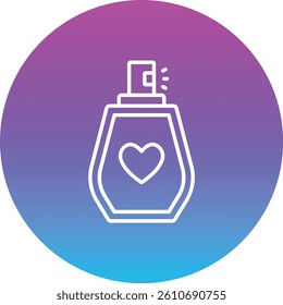 Perfume vector icon. Can be used for printing, mobile and web applications.