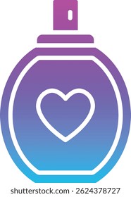 Icono de Vector de perfume. Se puede utilizar para aplicaciones de impresión, móviles y de Web.