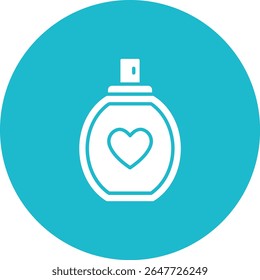 Icono de Vector de perfume. Se puede utilizar para aplicaciones de impresión, móviles y de Web.