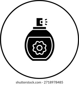 Icono de Vector de perfume. Se puede utilizar para aplicaciones de impresión, móviles y de Web.
