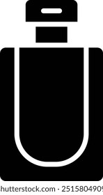 Design-Illustration für Parfüm-Vektorsymbol