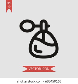 Perfume vector icon, illustration symbol