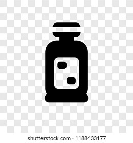 Perfume vector icon isolated on transparent background, Perfume transparency logo concept