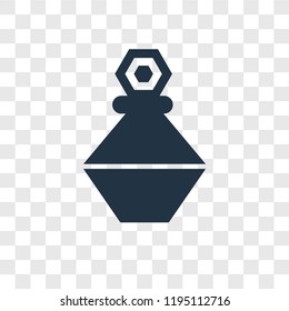 Perfume vector icon isolated on transparent background, Perfume transparency logo concept