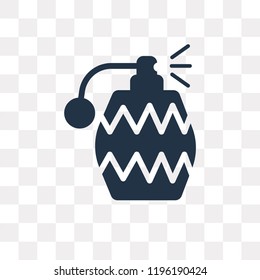 Perfume vector icon isolated on transparent background, Perfume transparency concept can be used web and mobile