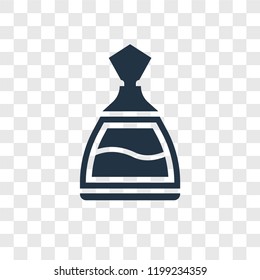 Perfume vector icon isolated on transparent background, Perfume transparency logo concept